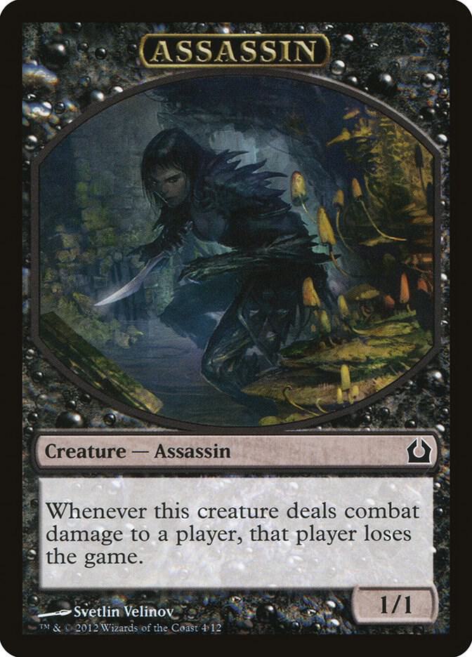 Assassin Token 4 card from Return to Ravnica
