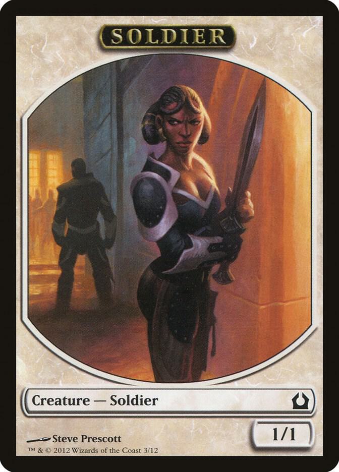 Soldier Token 3 card from Return to Ravnica