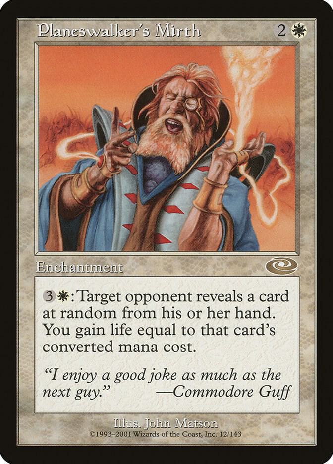 Planeswalker's Mirth 12 card from Planeshift