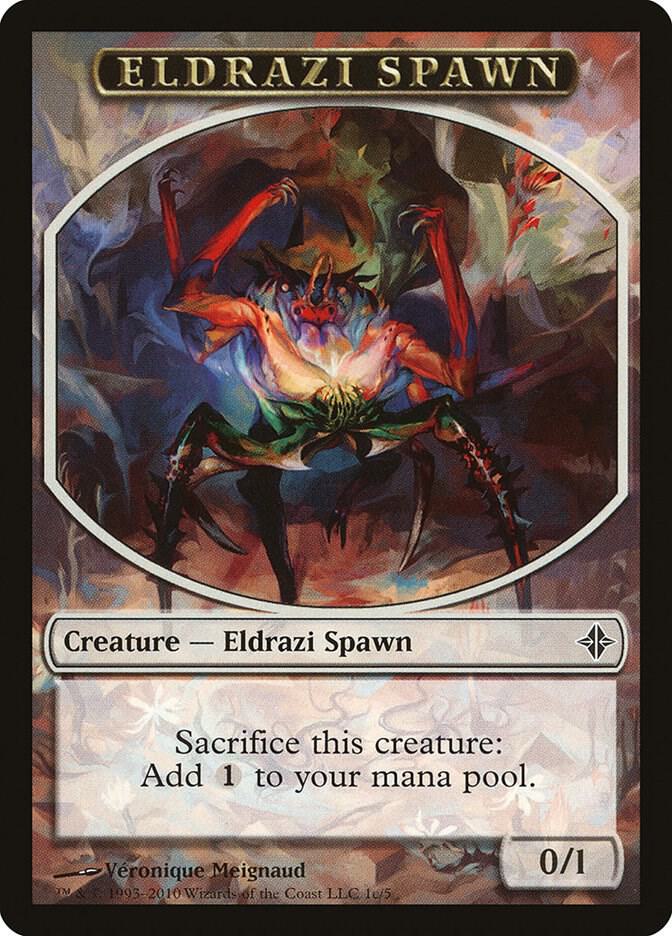 Eldrazi Spawn Token 1c card from Rise of the Eldrazi
