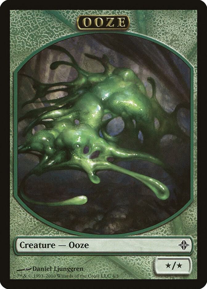 Ooze Token 4 card from Rise of the Eldrazi