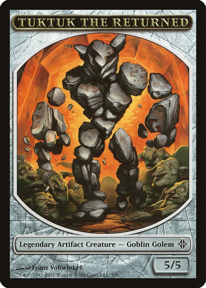Tuktuk the Returned Token 5 card from Rise of the Eldrazi