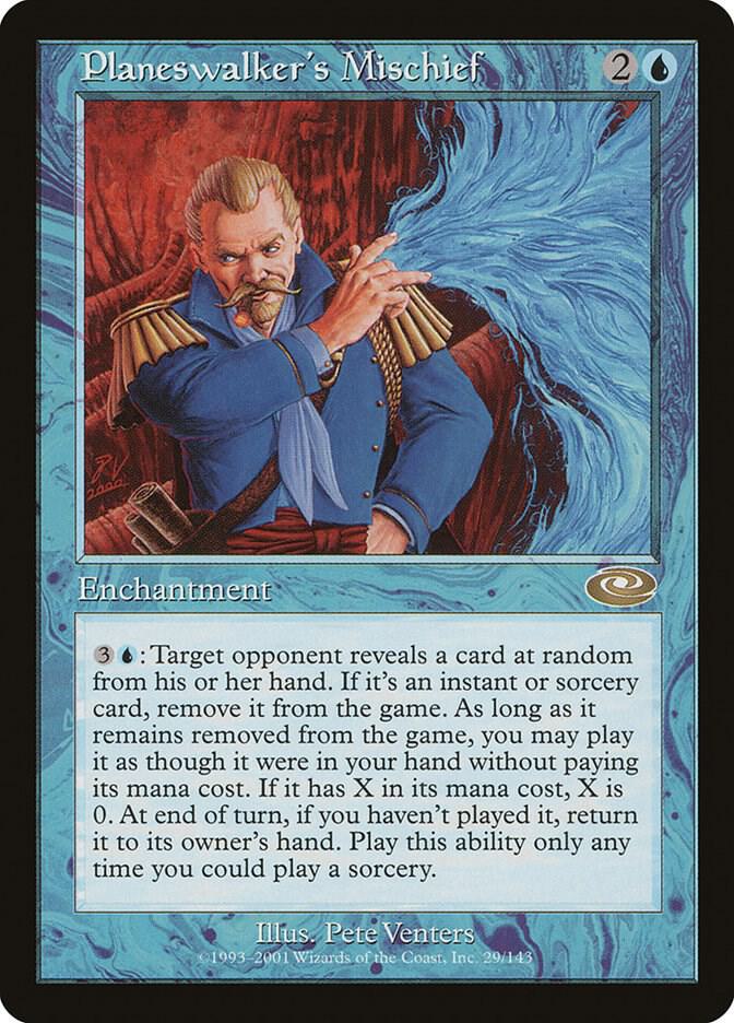 Planeswalker's Mischief 29 card from Planeshift