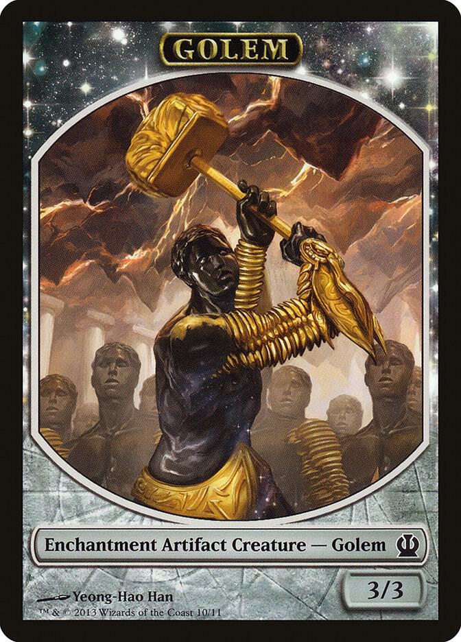 Golem Token 10 card from Theros