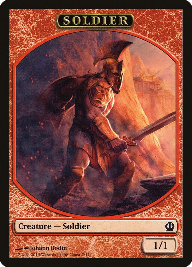 Soldier Token (Red) 7 card from Theros