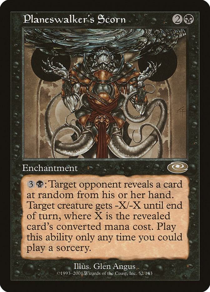 Planeswalker's Scorn 52 card from Planeshift