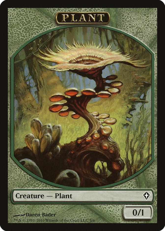 Plant Token 5 card from Worldwake
