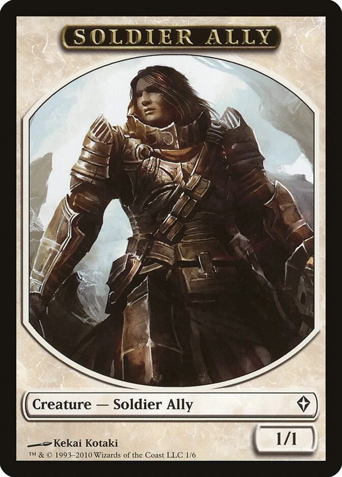 Soldier Ally Token 1 card from Worldwake