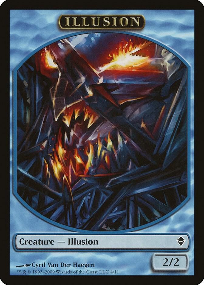 Illusion Token 4 card from Zendikar