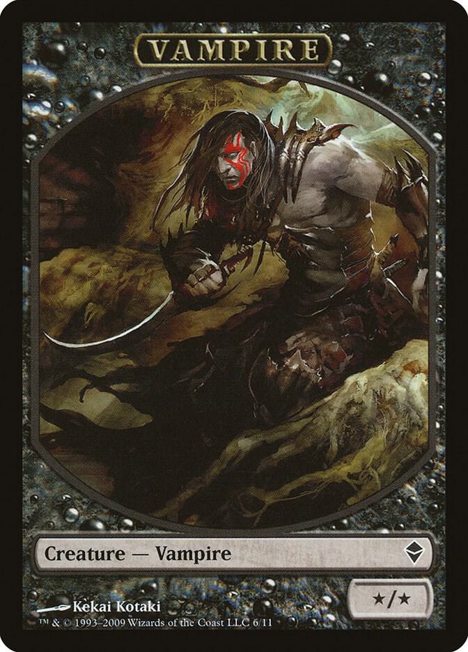 Vampire Token 6 card from Zendikar