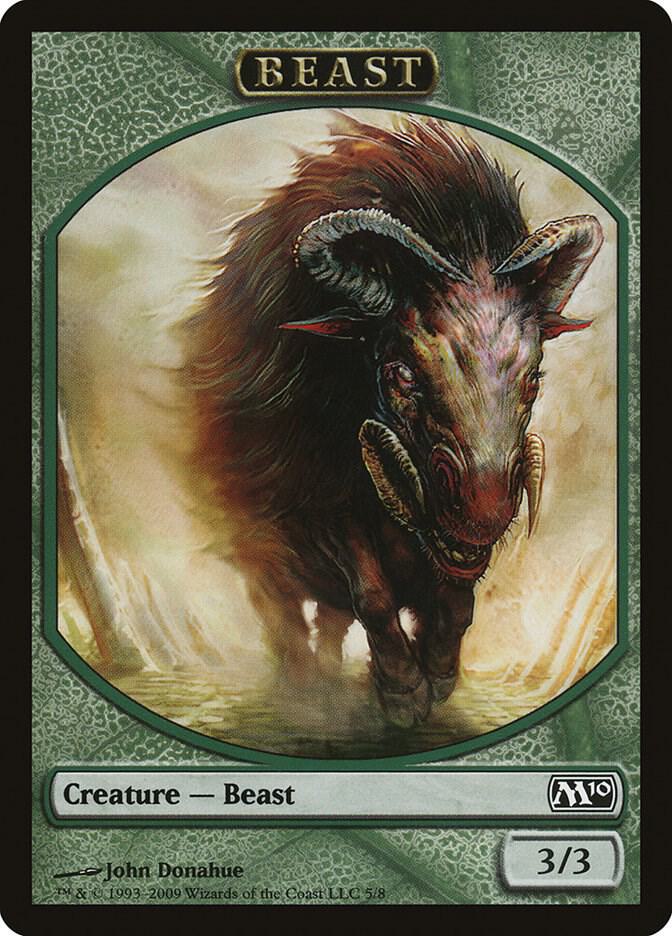 Beast Token 5 card from Magic 2010 (M10)