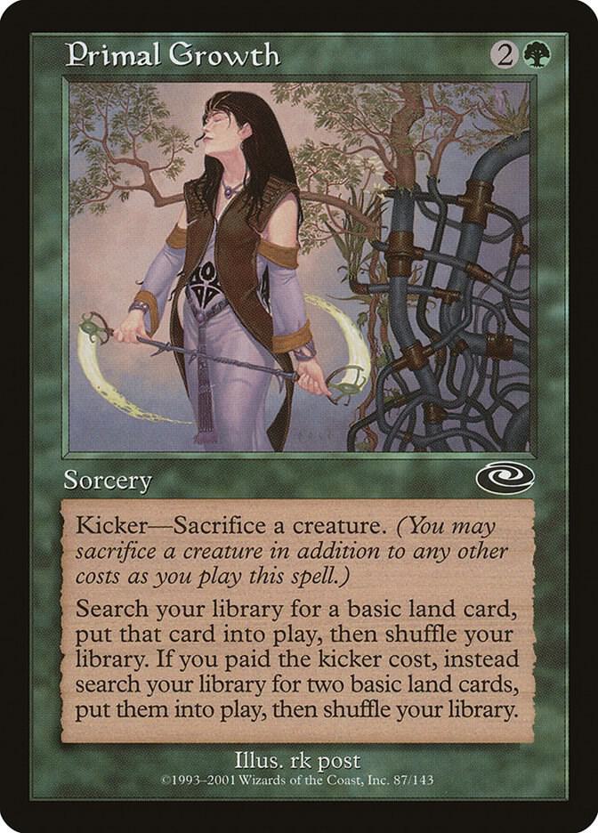 Primal Growth 87 card from Planeshift