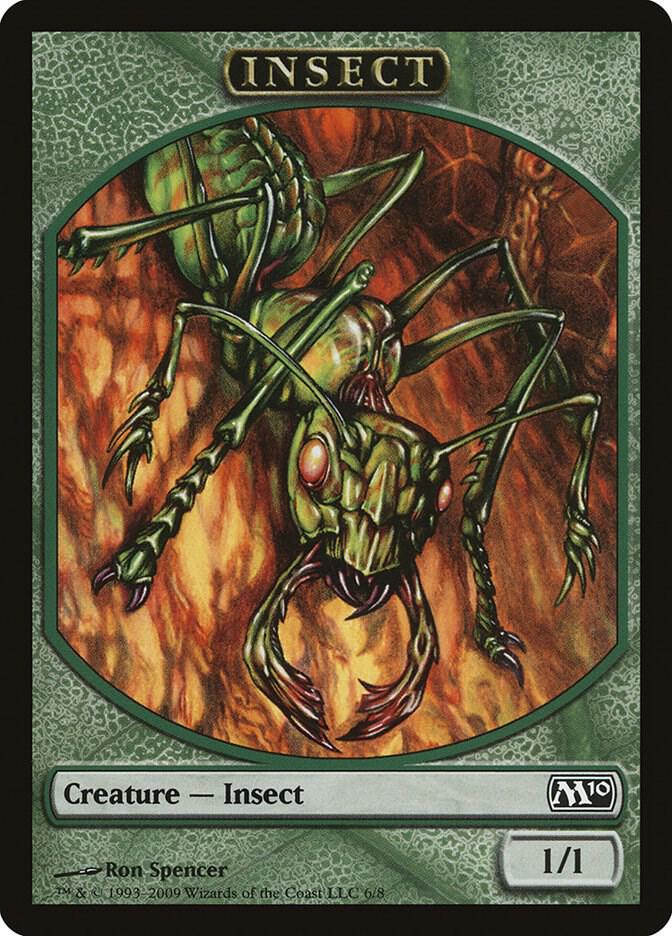 Insect Token 6 card from Magic 2010 (M10)