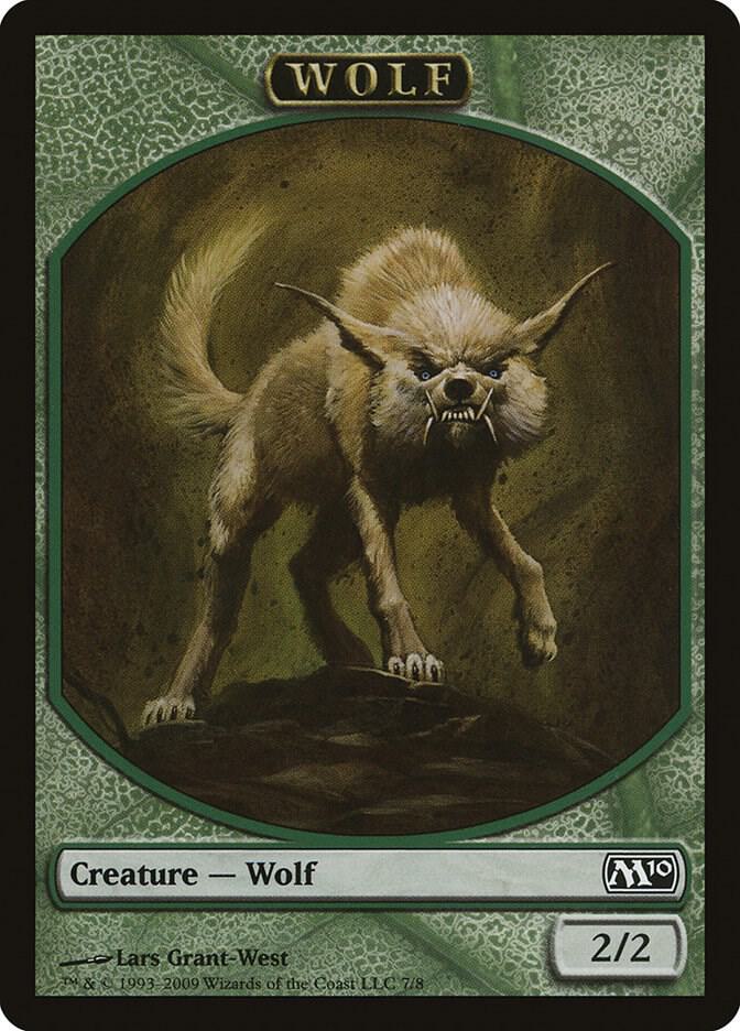 Wolf Token 7 card from Magic 2010 (M10)