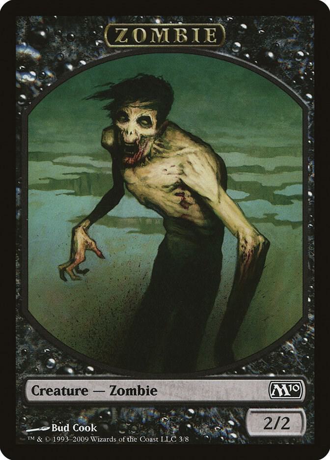 Zombie Token 3 card from Magic 2010 (M10)