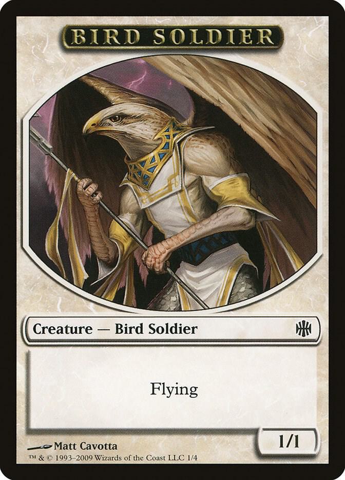 Bird Soldier Token 1 card from Alara Reborn