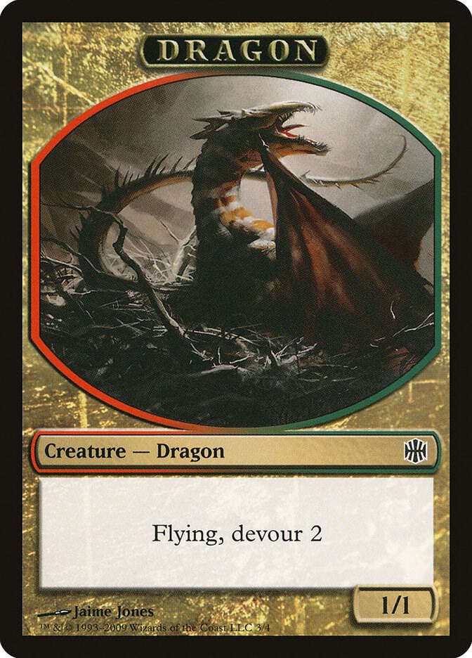 Dragon Token 3 card from Alara Reborn