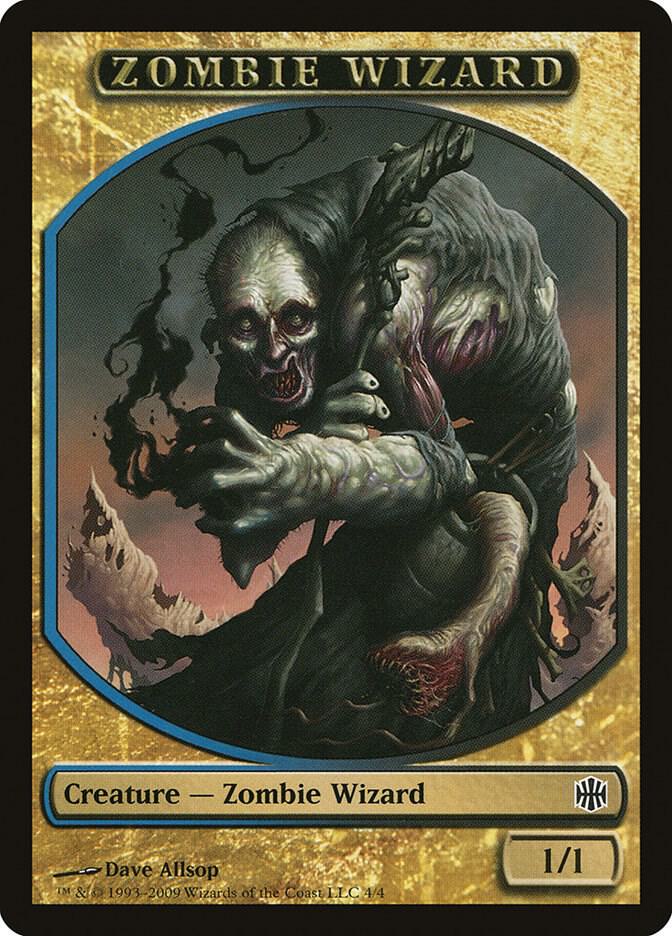 Zombie Wizard Token 4 card from Alara Reborn