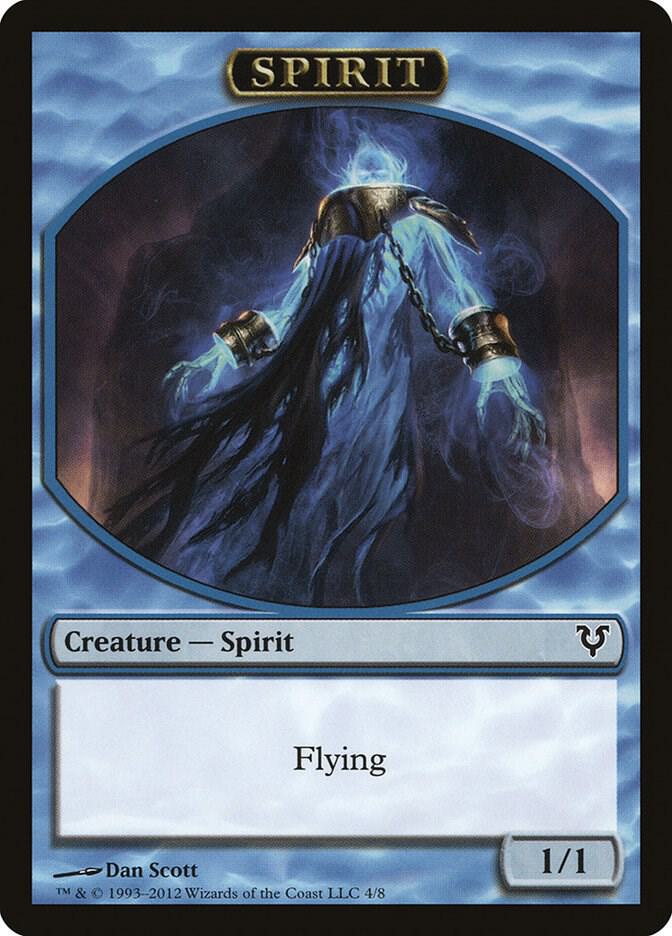 Spirit Token 4 card from Avacyn Restored