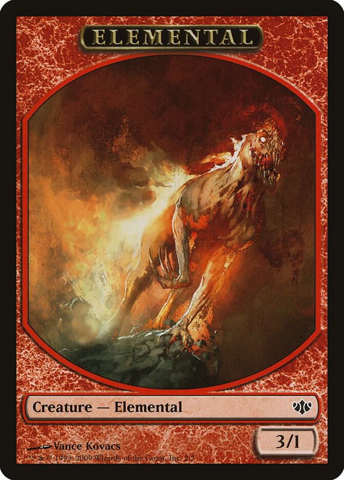 Elemental Token 2 card from Conflux