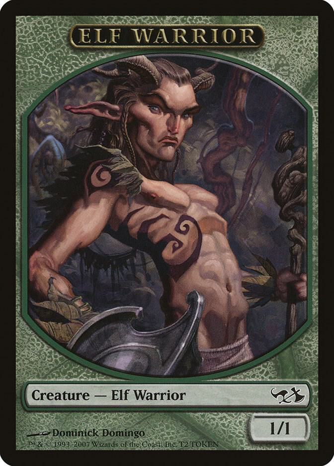 Elf Warrior Token T2 card from Duel Decks: Elves vs. Goblins