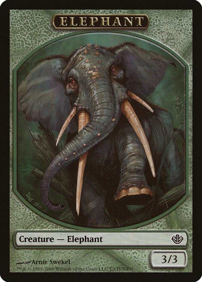 Elephant Token T3 card from Duel Decks: Garruk vs. Liliana