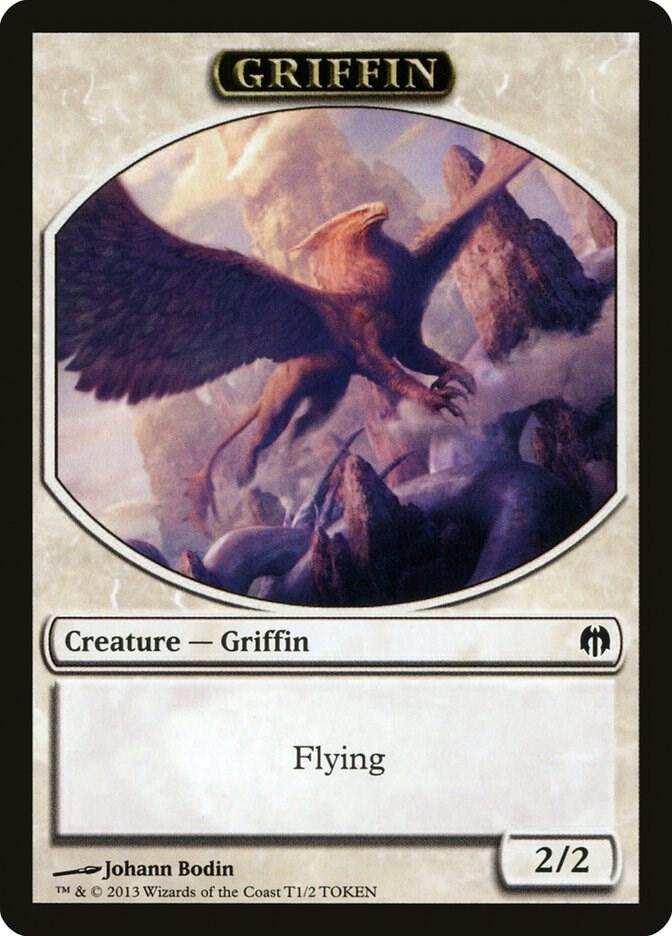 Griffin Token T1 card from Duel Decks: Heroes vs. Monsters