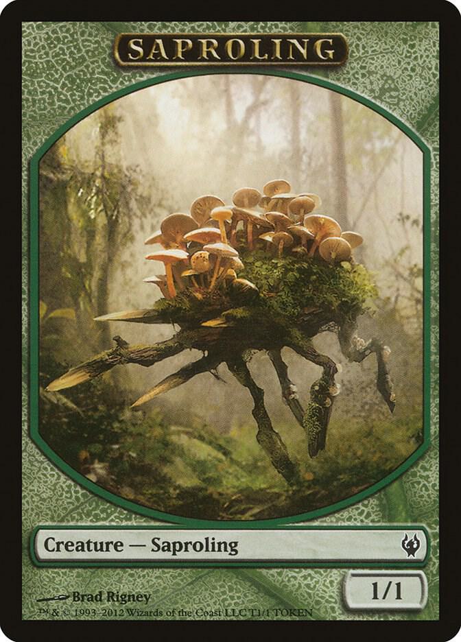 Saproling Token T1 card from Duel Decks: Izzet vs. Golgari