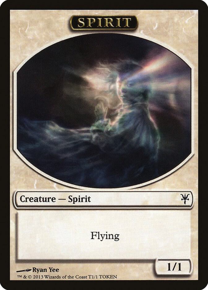 Spirit Token 1 card from Duel Decks: Sorin vs. Tibalt