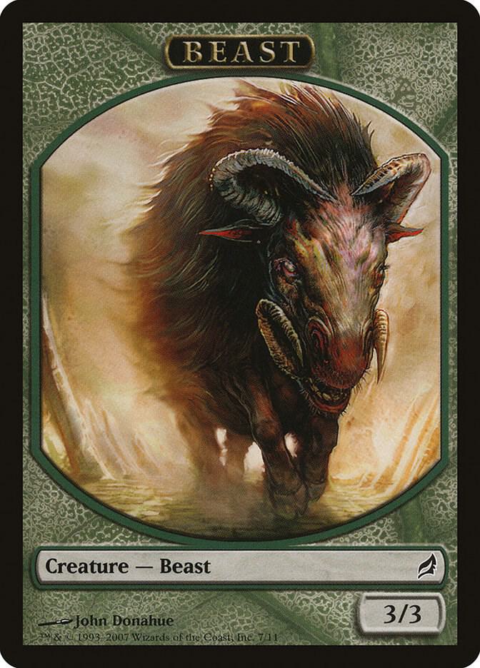 Beast Token 7 card from Lorwyn