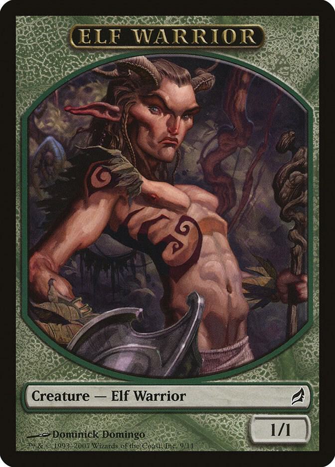 Elf Warrior Token 9 card from Lorwyn