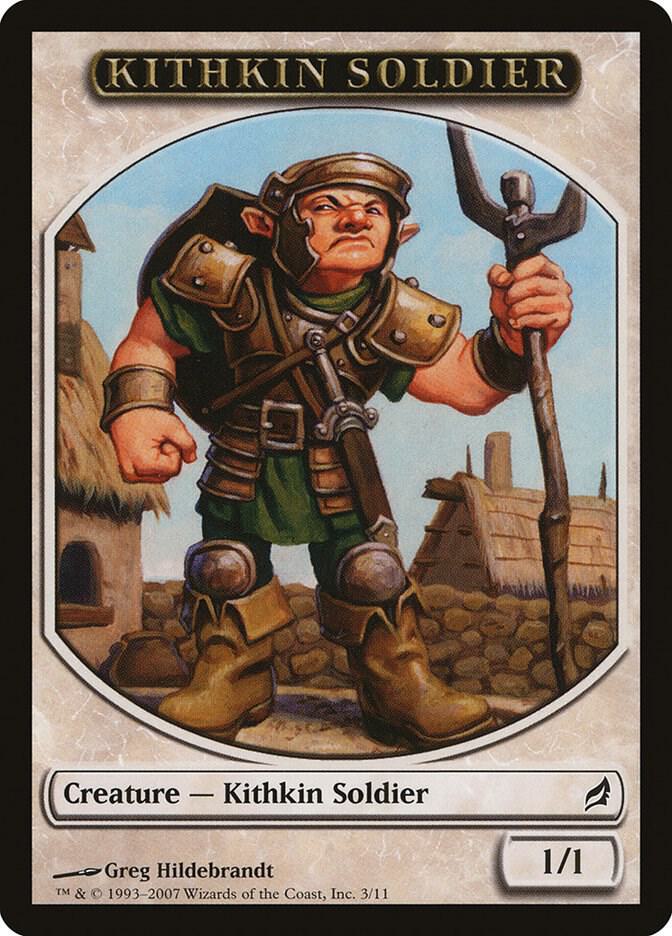 Kithkin Soldier Token 3 card from Lorwyn