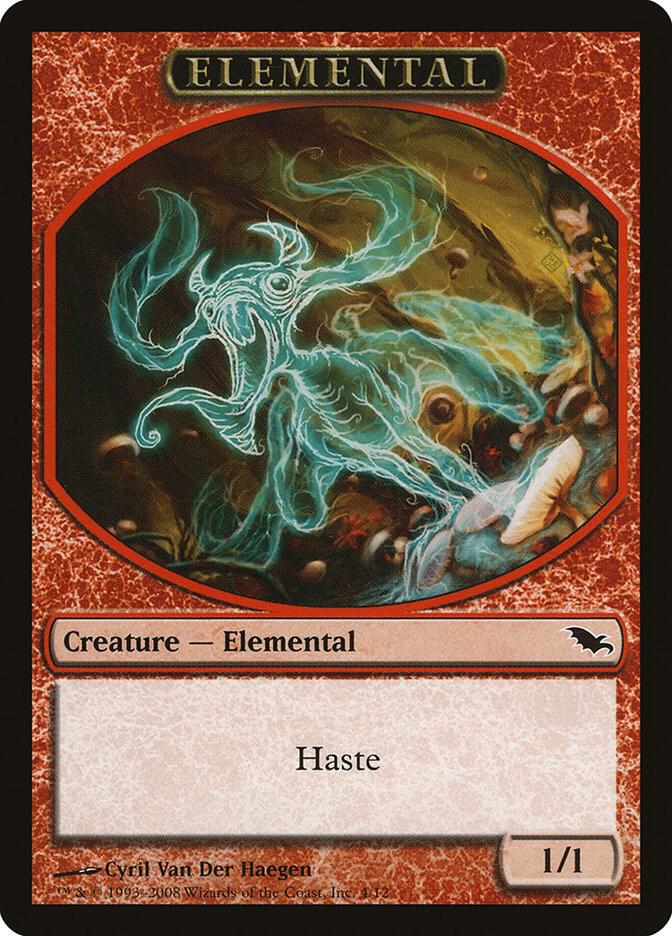 Elemental Token 4 card from Shadowmoor