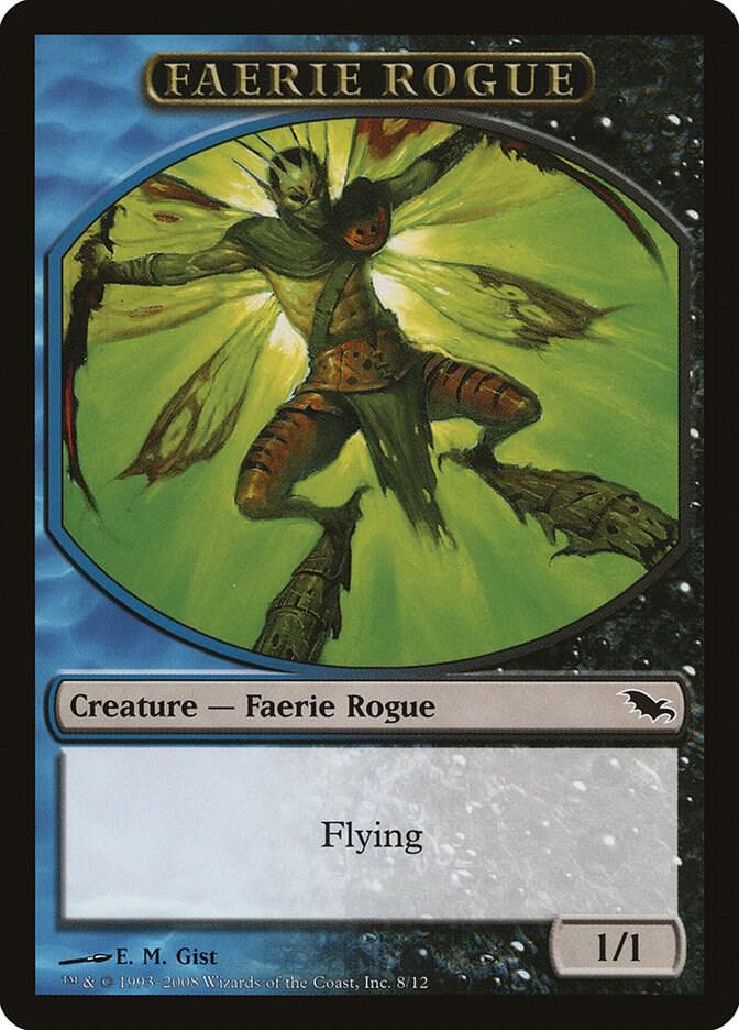 Faerie Rogue Token 8 card from Shadowmoor