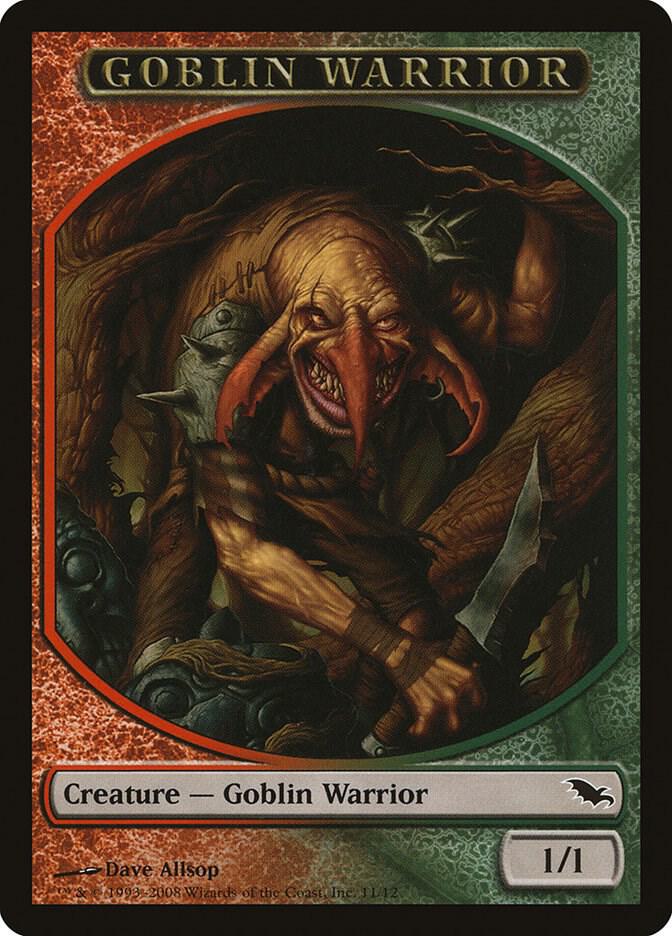 Goblin Warrior Token 11 card from Shadowmoor