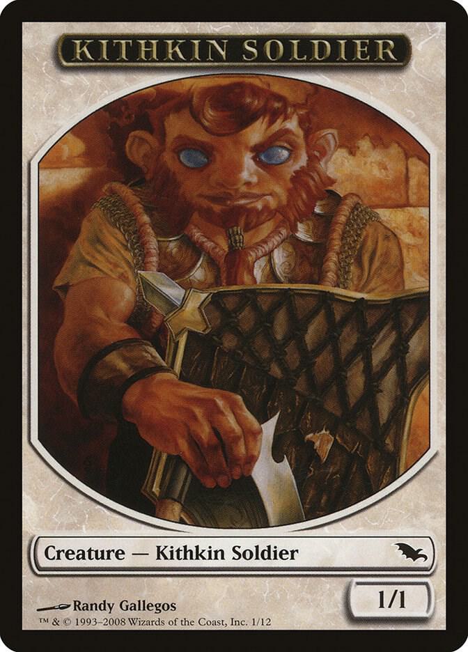 Kithkin Soldier Token 1 card from Shadowmoor