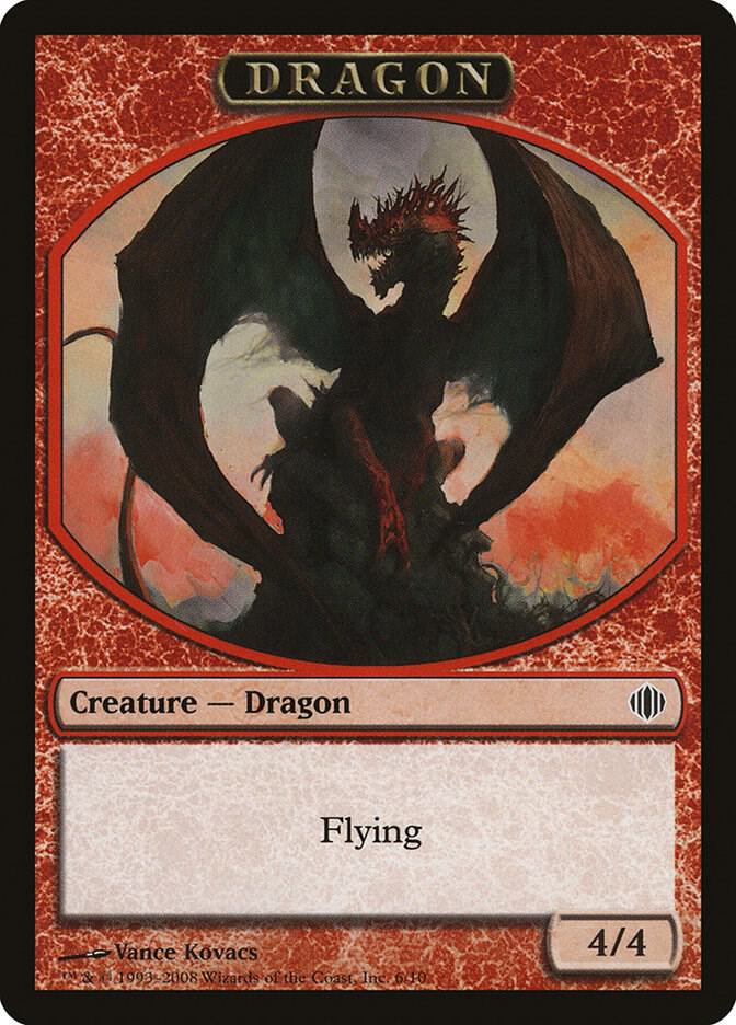 Dragon Token 6 card from Shards of Alara