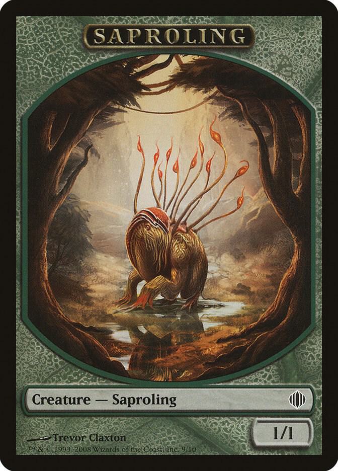 Saproling Token 9 card from Shards of Alara