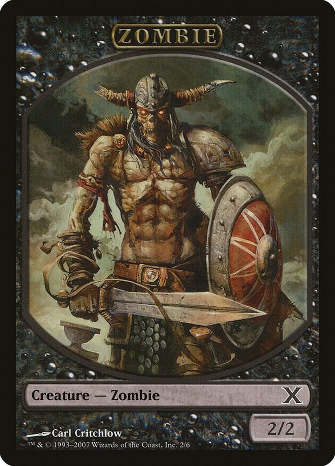 Zombie Token 2 card from 10th Edition