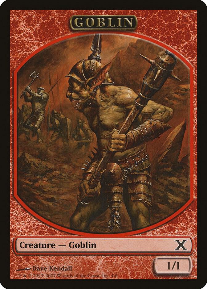 Goblin Token 4 card from 10th Edition