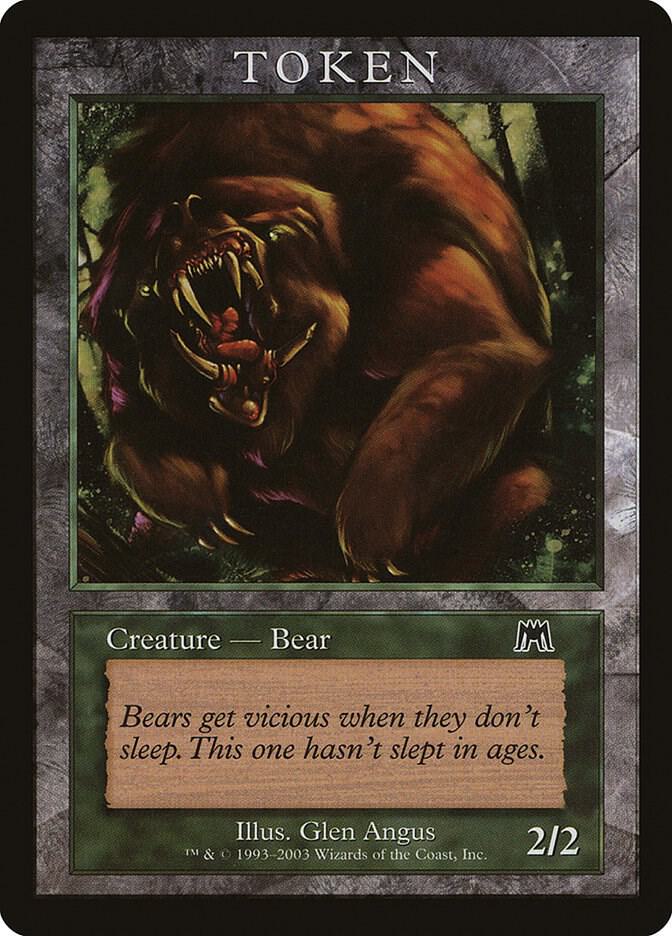 Bear Token (ONS) card from Magic Player Rewards
