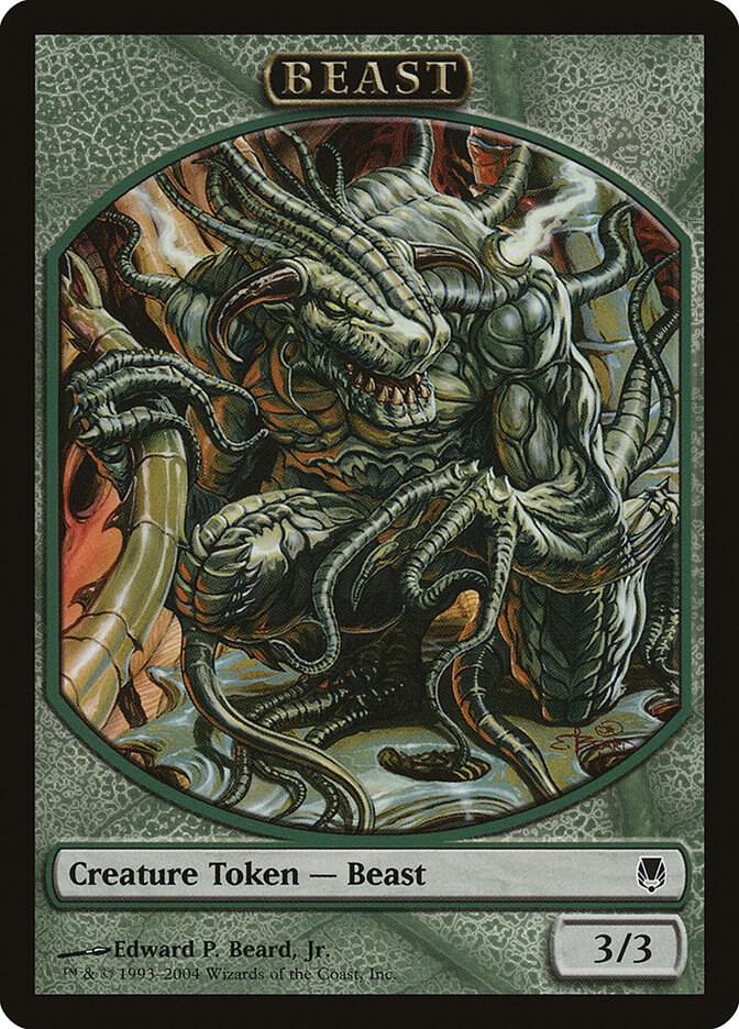 Beast Token (Darksteel) card from Magic Player Rewards