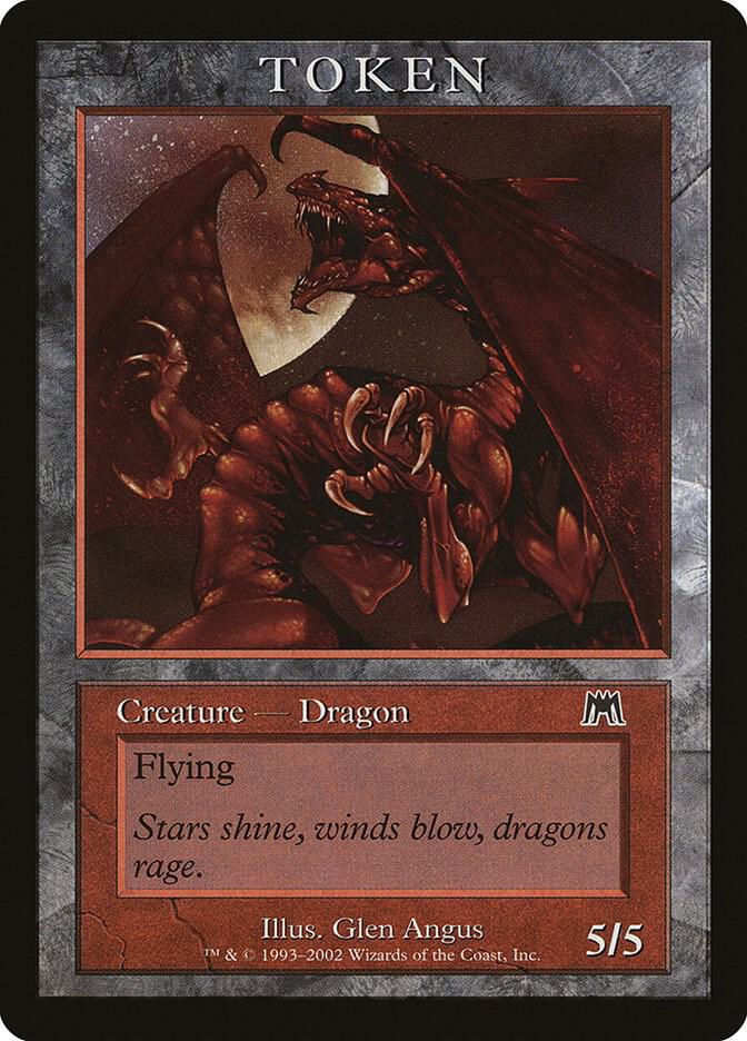 Dragon Token (ONS) card from Magic Player Rewards