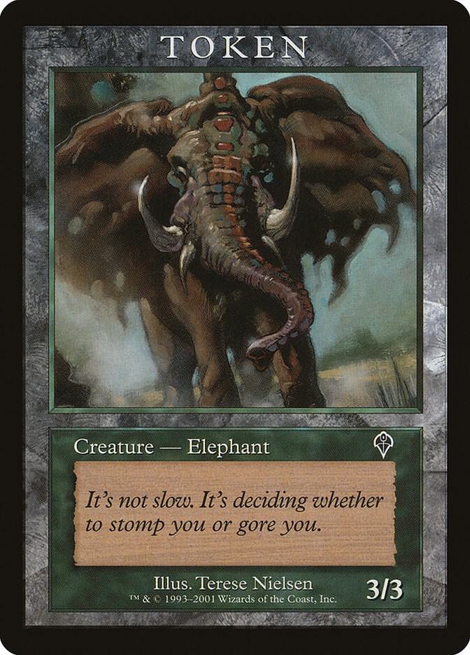 Elephant Token (INV) card from Magic Player Rewards