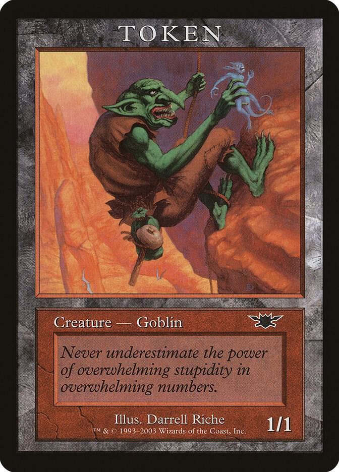 Goblin Token (LGN) card from Magic Player Rewards