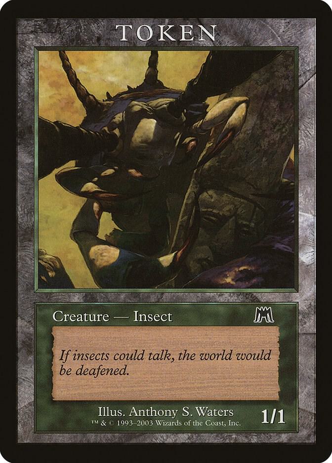 Insect Token (ONS) card from Magic Player Rewards
