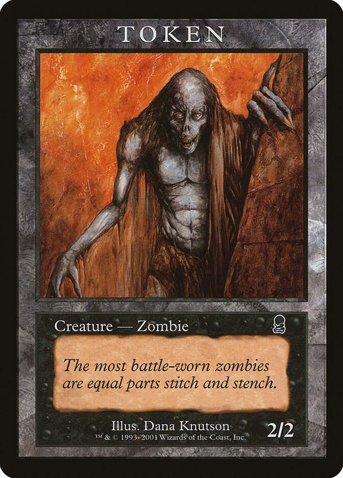 Zombie Token (ODY) card from Magic Player Rewards