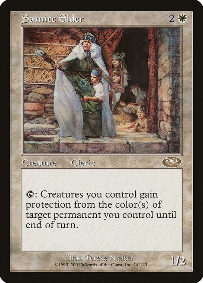 Samite Elder 14 card from Planeshift