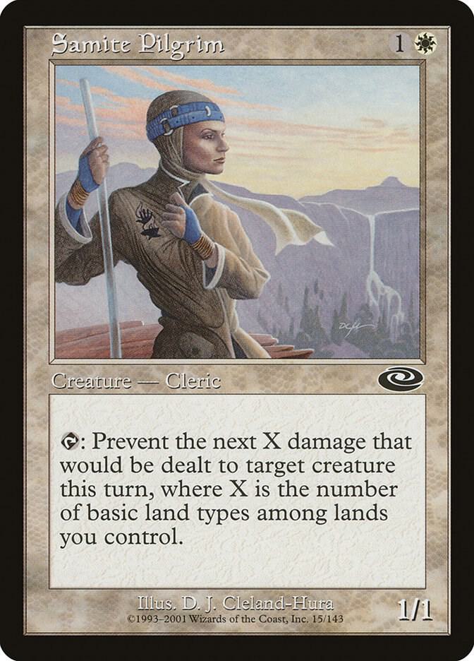 Samite Pilgrim 15 card from Planeshift
