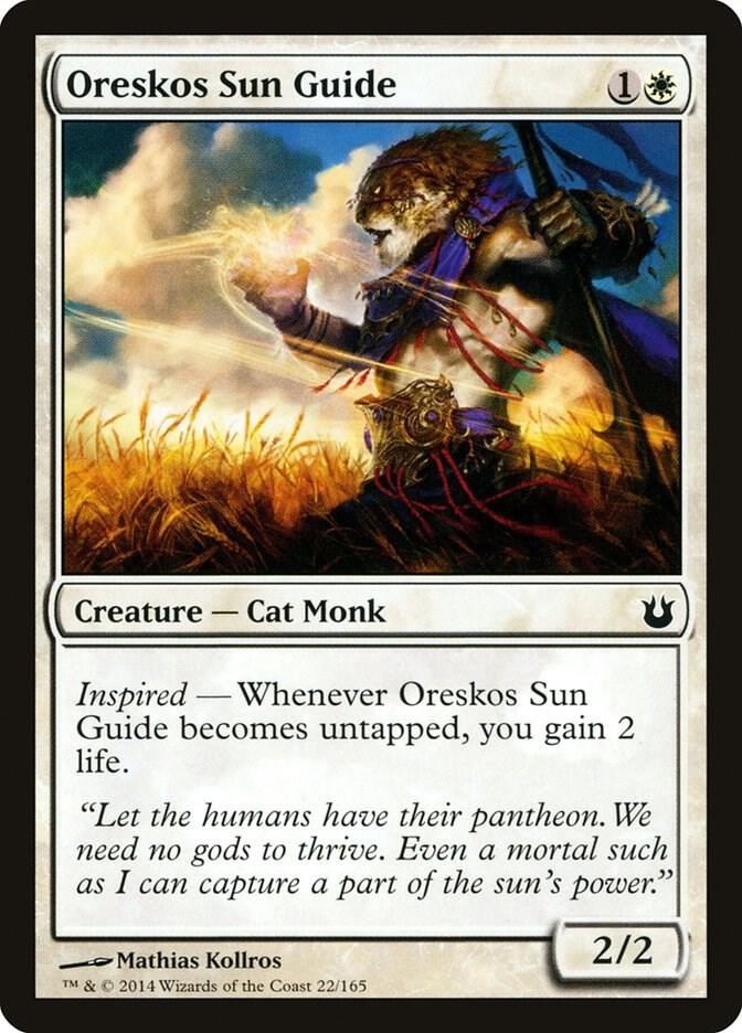 Oreskos Sun Guide 22 card from Born of the Gods